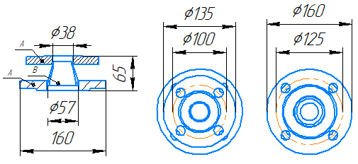 Переход 57x4-38x2-1,0-исп.1 ст20 ГОСТ 27590-2005 слайд 5