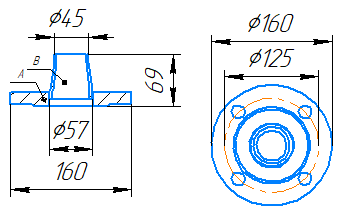 Переход 57x4-45x2,5-1,0-исп.2 ст20 ГОСТ 27590-2005 слайд 5