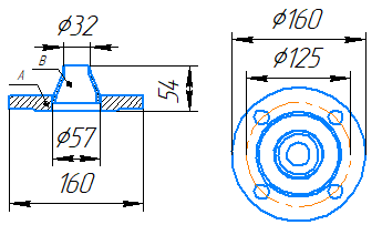 Переход 57x4-32x2-1,0-исп.2 ст20 ГОСТ 27590-2005 слайд 5