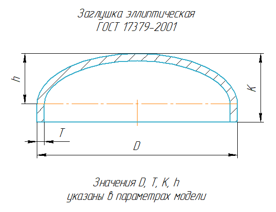 Заглушка 114х4 исп.2 ст20 ГОСТ 17379-2001 слайд 5