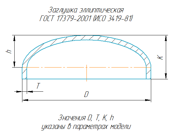 Заглушка 88,9х8 исп.1 09Г2С ГОСТ 17379-2001 слайд 5