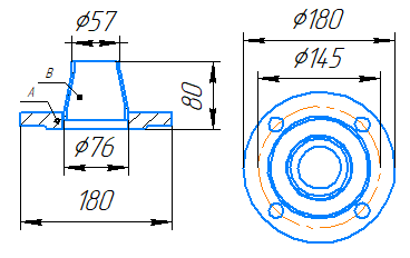 Переход 76x3,5-57x3-1,0-исп.2 ст20 ГОСТ 27590-2005 слайд 5