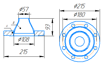Переход 108x4-57x3-1,6-исп.2 ст20 ГОСТ 27590-2005 слайд 5
