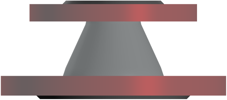 Переход 89x3,5-45x2,5-1,0-исп.1 ст20 ГОСТ 27590-2005 слайд 2