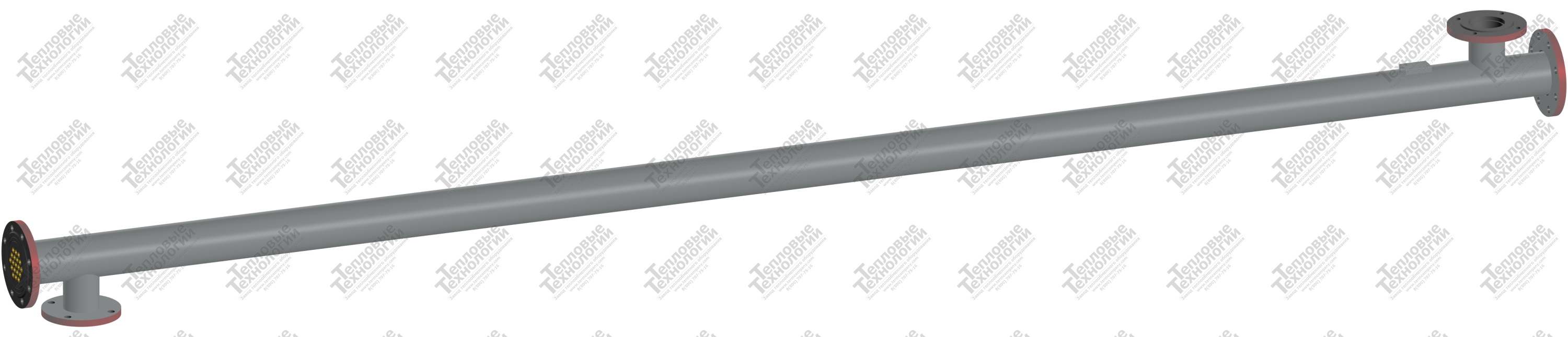 Подогреватель водо-водяной ПВ1 108x4-Г-1,6-3,58-Т (Латунь Л63 16x1) ГОСТ 27590-2005
