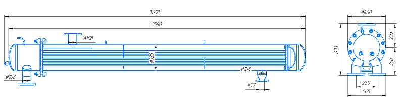 Подогреватель пароводяной ПП1-9,5-0,7-2 (Латунь Л63 16x1;1,6МПа) исп.2 ОСТ слайд 8