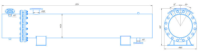 Атмосферный охладитель выпара ОВА-16 (Латунь Л63 16х0,8) исп.1 слайд 7