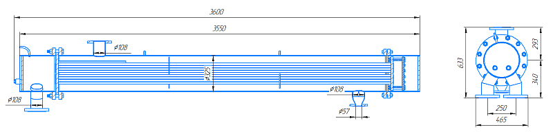 Подогреватель пароводяной ПП2-9,5-0,7-2 (Латунь Л68 19x1;1,6МПа) исп.1 ОСТ слайд 8