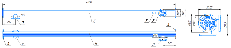 Подогреватель водо-водяной ПВ1 108x4-Г-1,6-3,58-Пр (Нержавеющая сталь 08Х18Н10Т 16x1) ГОСТ 27590-88 слайд 5