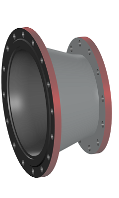 Переход 377x10-273x8-1,6-исп.1 ст20 ГОСТ 27590-2005