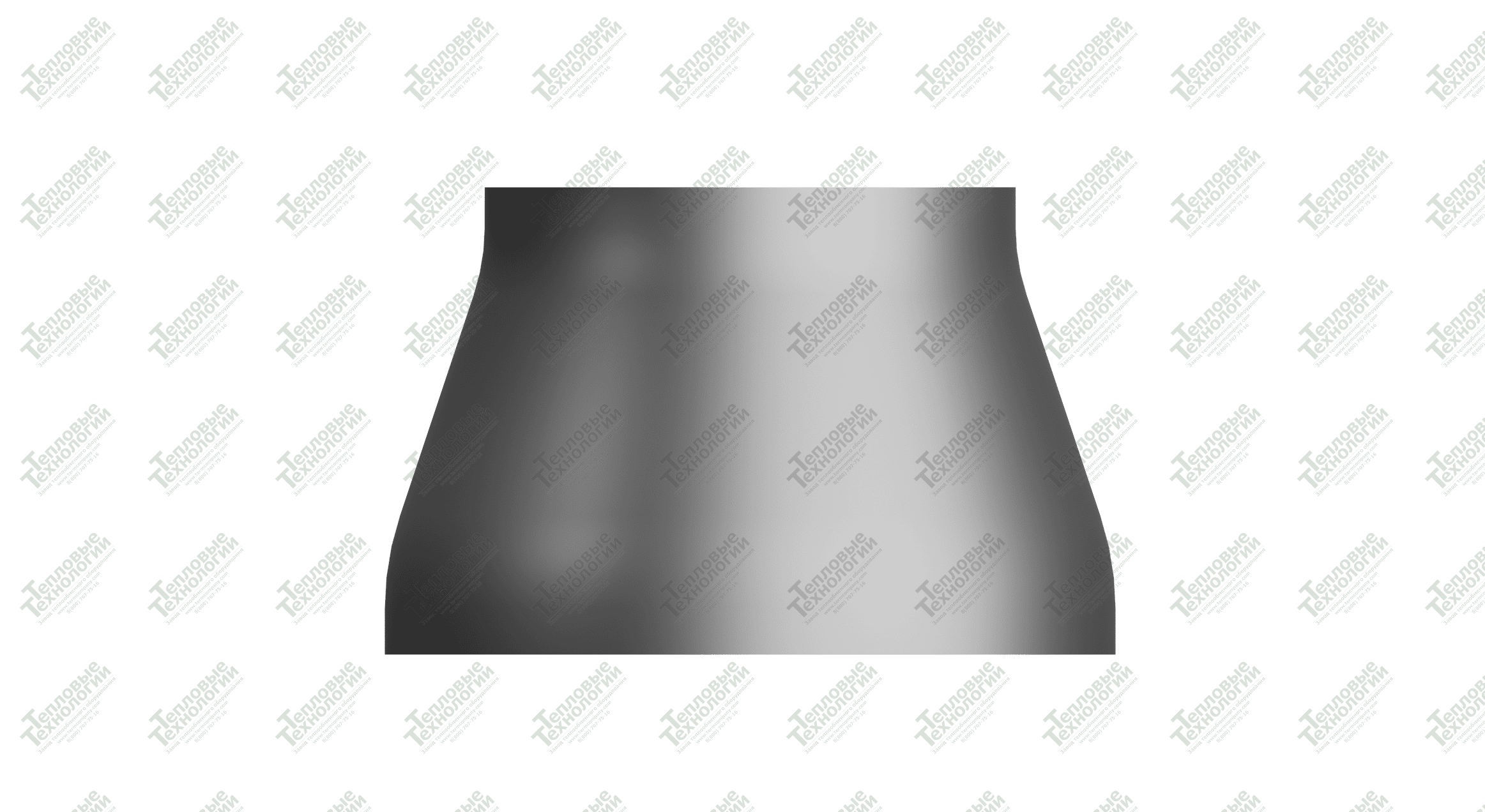 Переход К П 125х100-2,5 10 08Х18Н10Т ОСТ 34-10-422-90 слайд 2