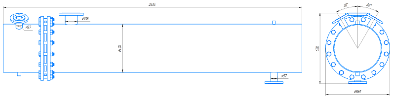 Атмосферный охладитель выпара ОВА-16 (Латунь Л68 16х1) исп.2 слайд 7